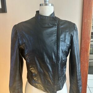 Wilson Black Leather Women's Jacket